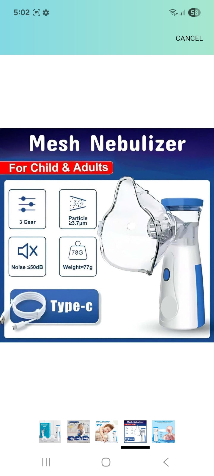 Mesh Nebulizer